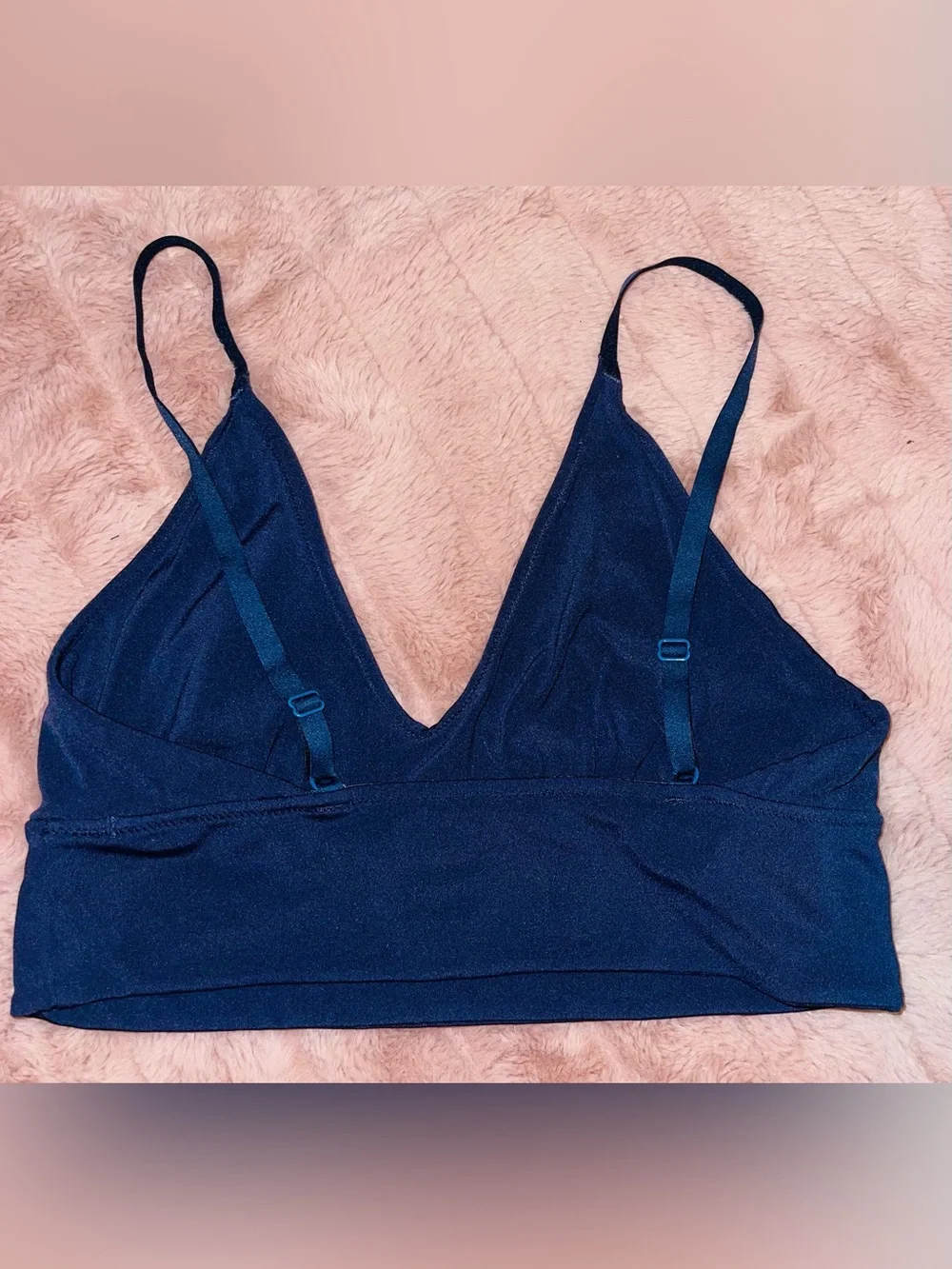 Aerie chill play move sports bra Medium Navy blue
